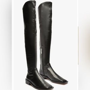SCHUTZ black Guily Up over the knee boots